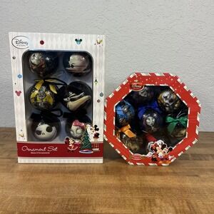 Disney Store Sketchbook The Nightmare Before Christmas Ornament 2 Sets 13 Total